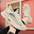 Women's Breathable Casual Sneakers with Flexible Upper and Non-Slip Sole