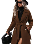 Women's Double-Breasted Wool Coat
