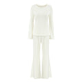 Women's Comfortable Lounge Set with Long Fit and Flowy Sleeves