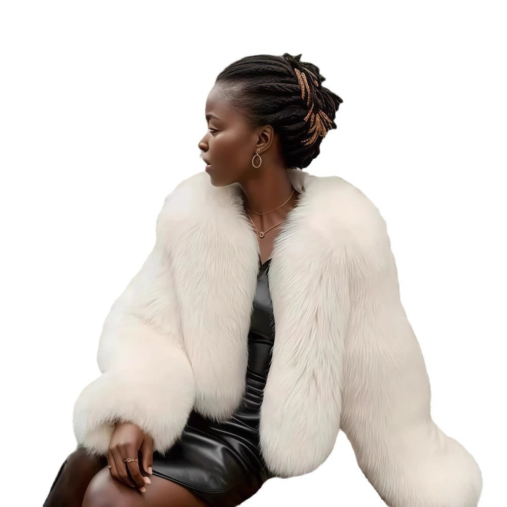Women's Fleece Faux Fur Coat