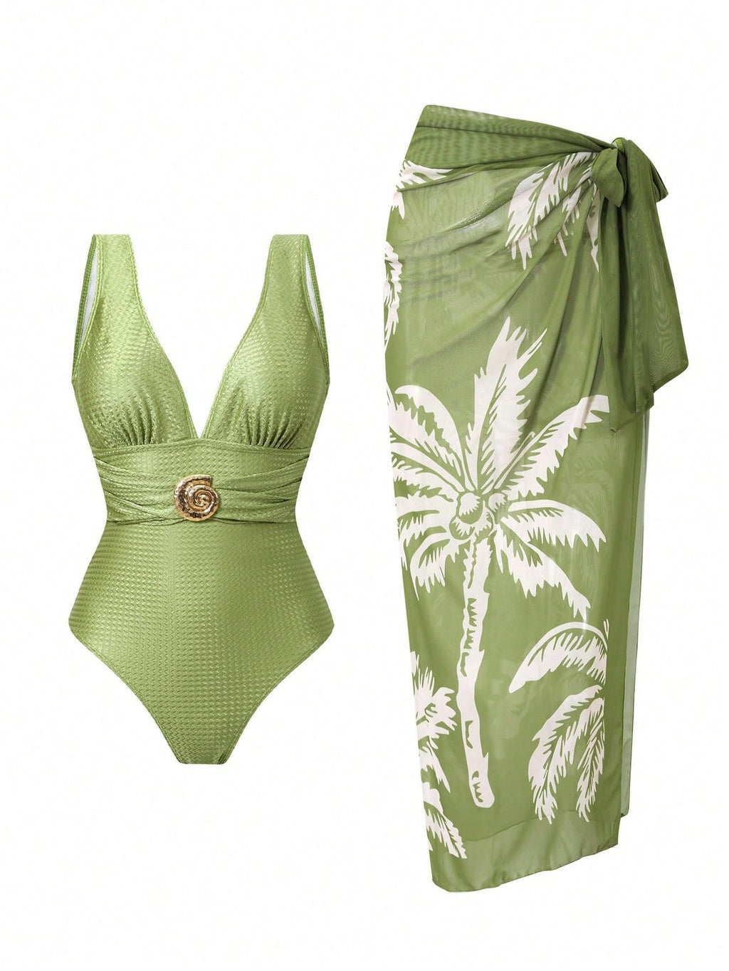 Women's Swimsuit with Pareo