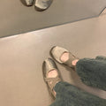 Women's Ballet Flats with Decorative Strap and Comfortable Footbed