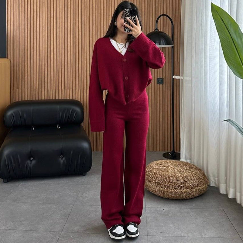 Women's Casual Knit Suit