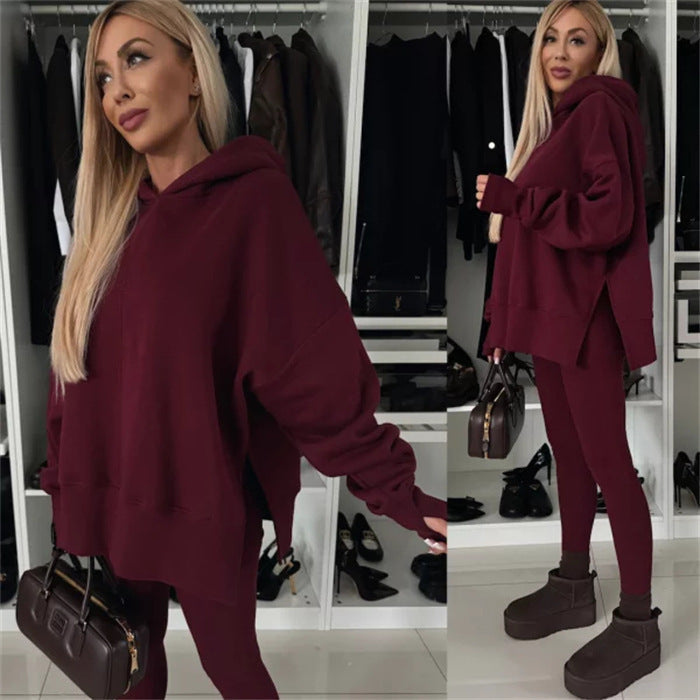 Women's Cozy Leopard Print Hoodie