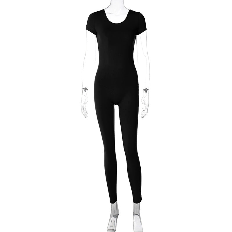Women's Short-Sleeve Form-Fitting Jumper