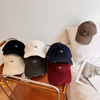 Men's Distressed Cotton Baseball Cap