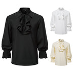 Women's Blouse with Ruffle Details and Lace Trim