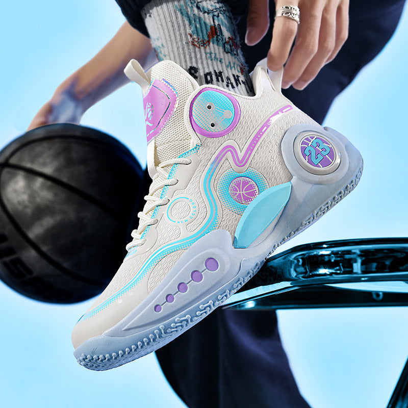 Women's Basketball Sneakers with Innovative Cushioning System and Non-Slip Sole