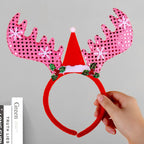 Festive Reindeer Antler Headband