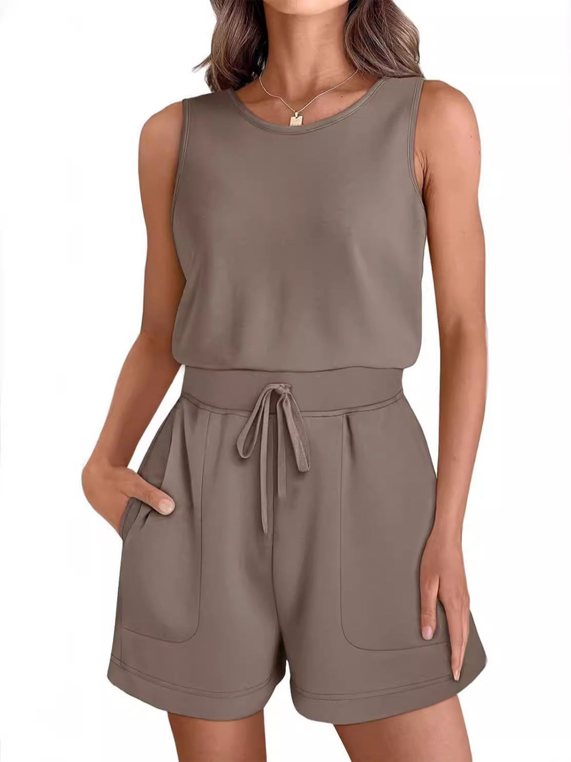 Women's Casual Jumpsuit with Pockets