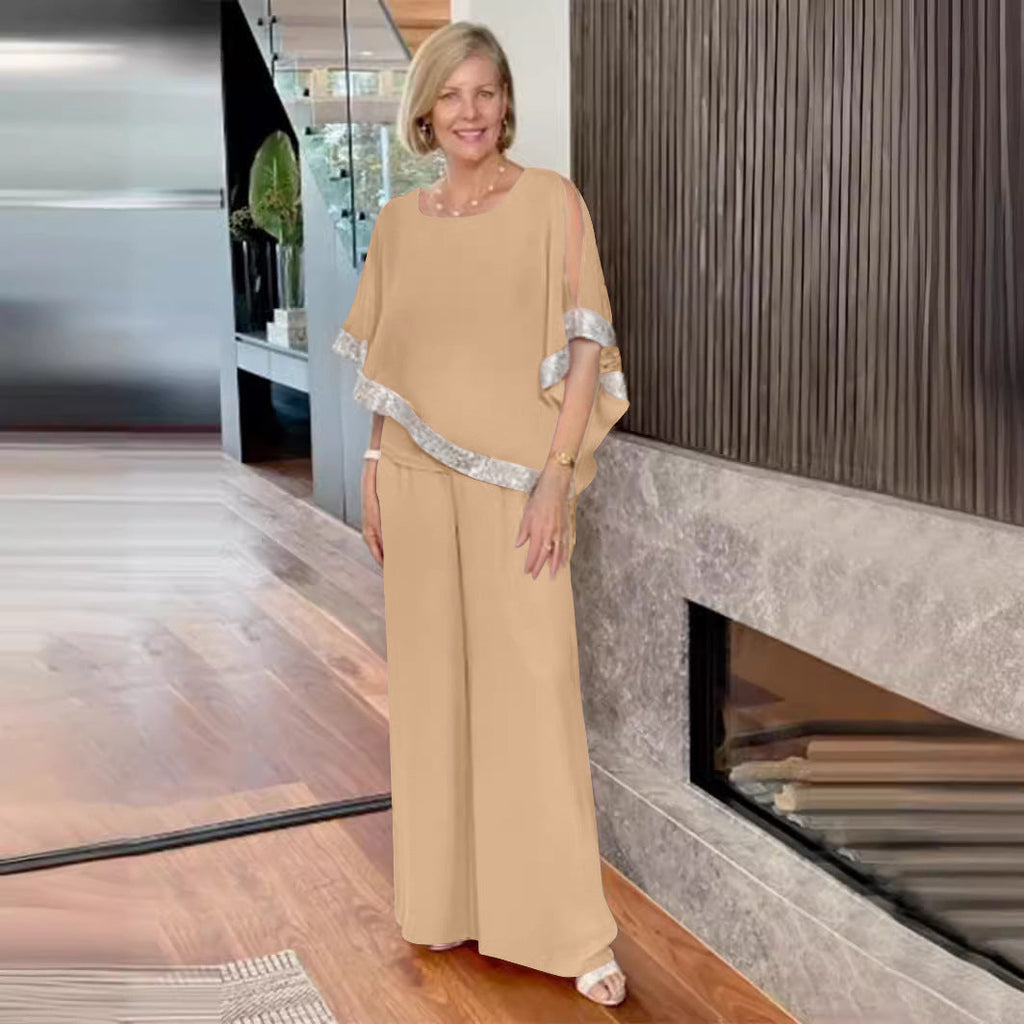 Women's Elegantly Cut Two-Piece Ensemble