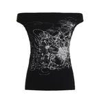 Women's Sleeveless Floral Crossover Top