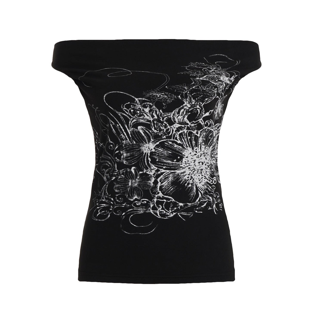 Women's Sleeveless Floral Crossover Top