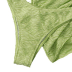 Women's Bandeau Bikini with Knot Detail and Wrap Skirt
