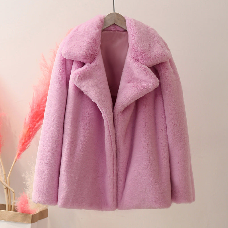 Women's Fluffy Cozy Coat