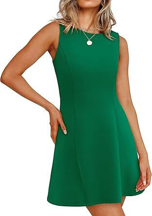 Sleeveless A-Line Dress