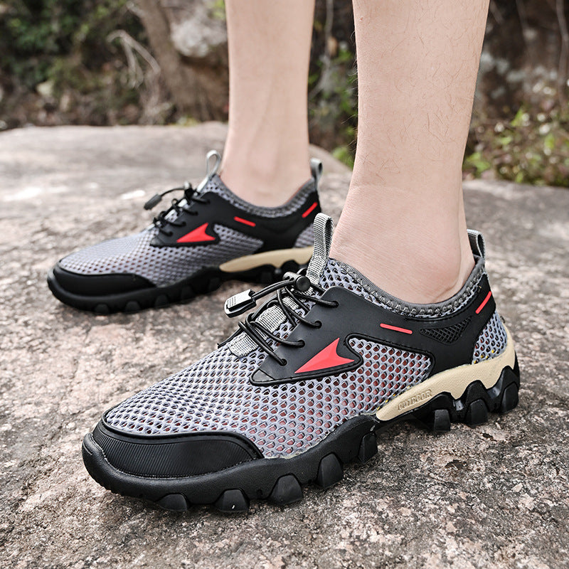 Breathable Women's Outdoor Sneakers with Quick-Drying Mesh
