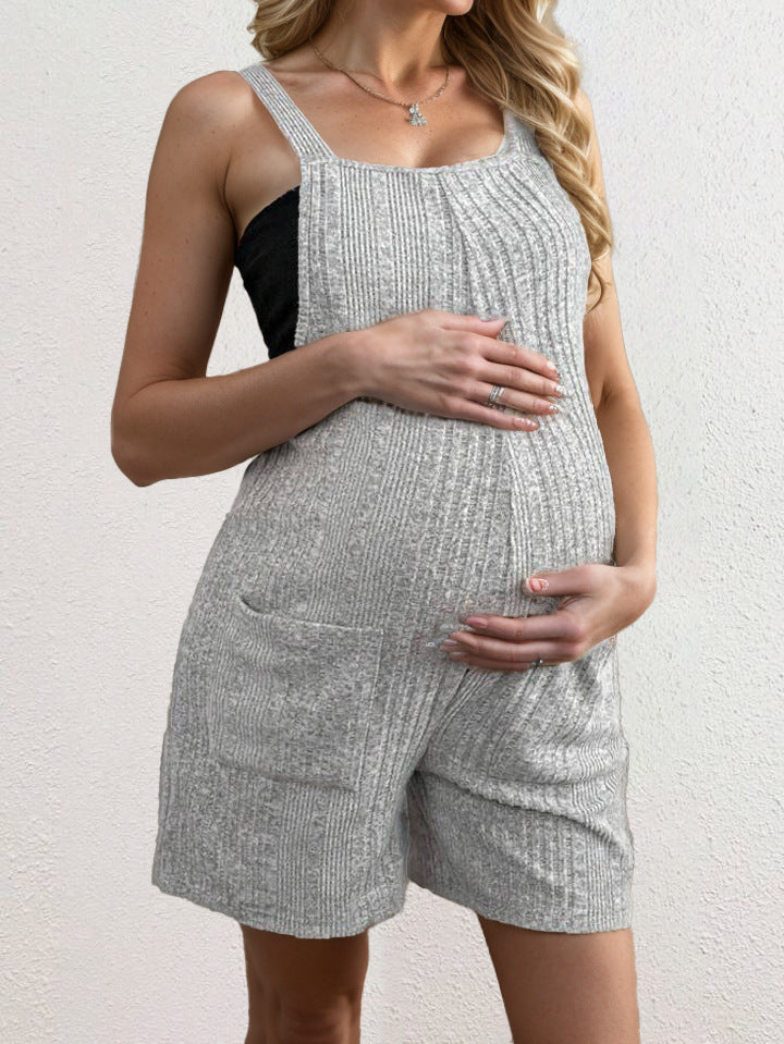 Women's Casual Strap Jumpsuit with Practical Pocket Design