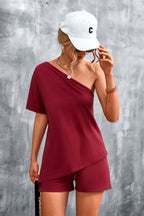 Women's Casual Asymmetrical Jumpsuit