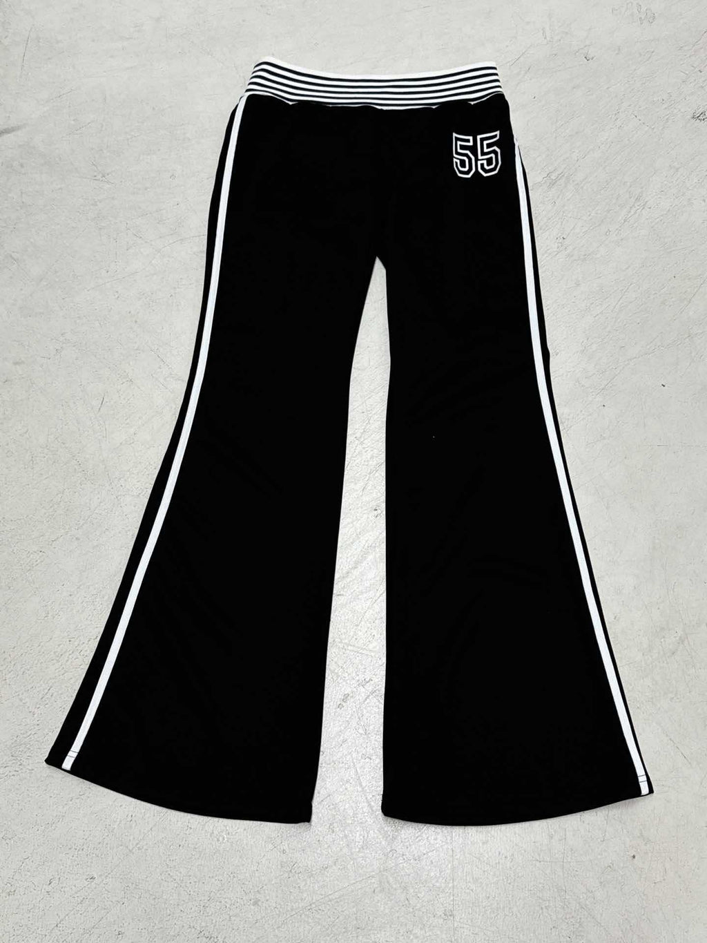 Women's Flared Joggers with Side Stripes