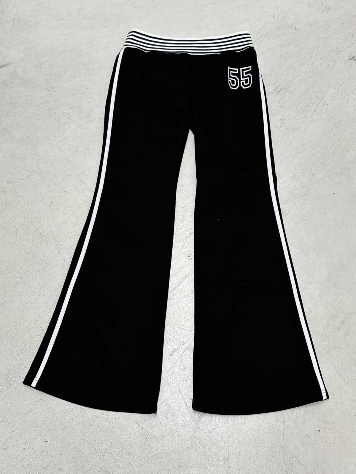 Women's Flared Joggers with Side Stripes