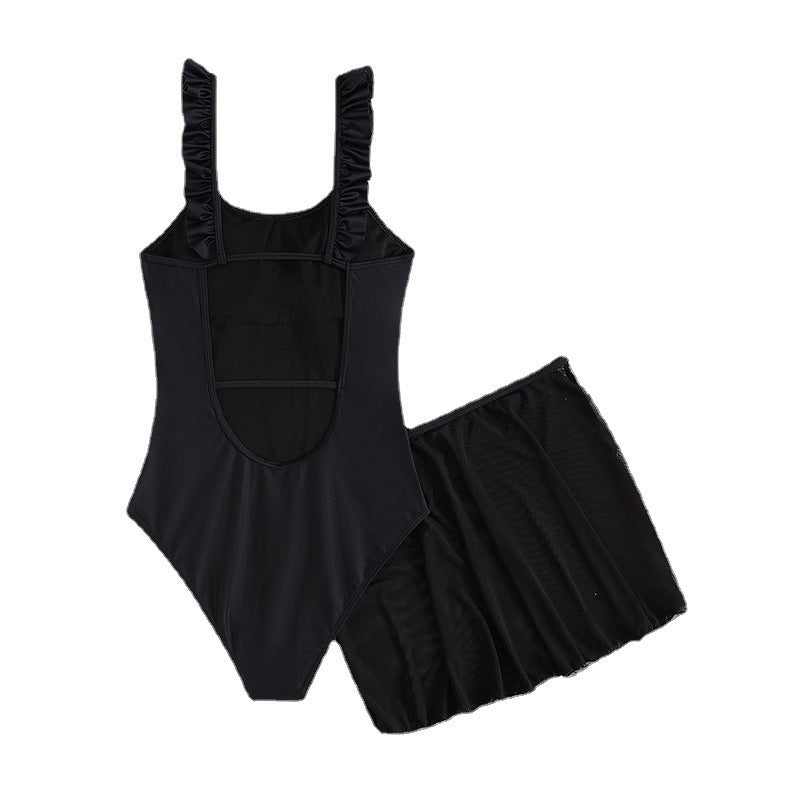 Women's Elegant Beach Cover-Up with Ruffle Details