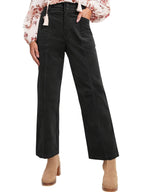 Women's High-Waisted Pleated Trousers