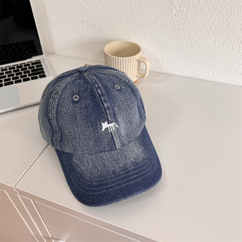 Men's Casual Graphic Denim Baseball Cap