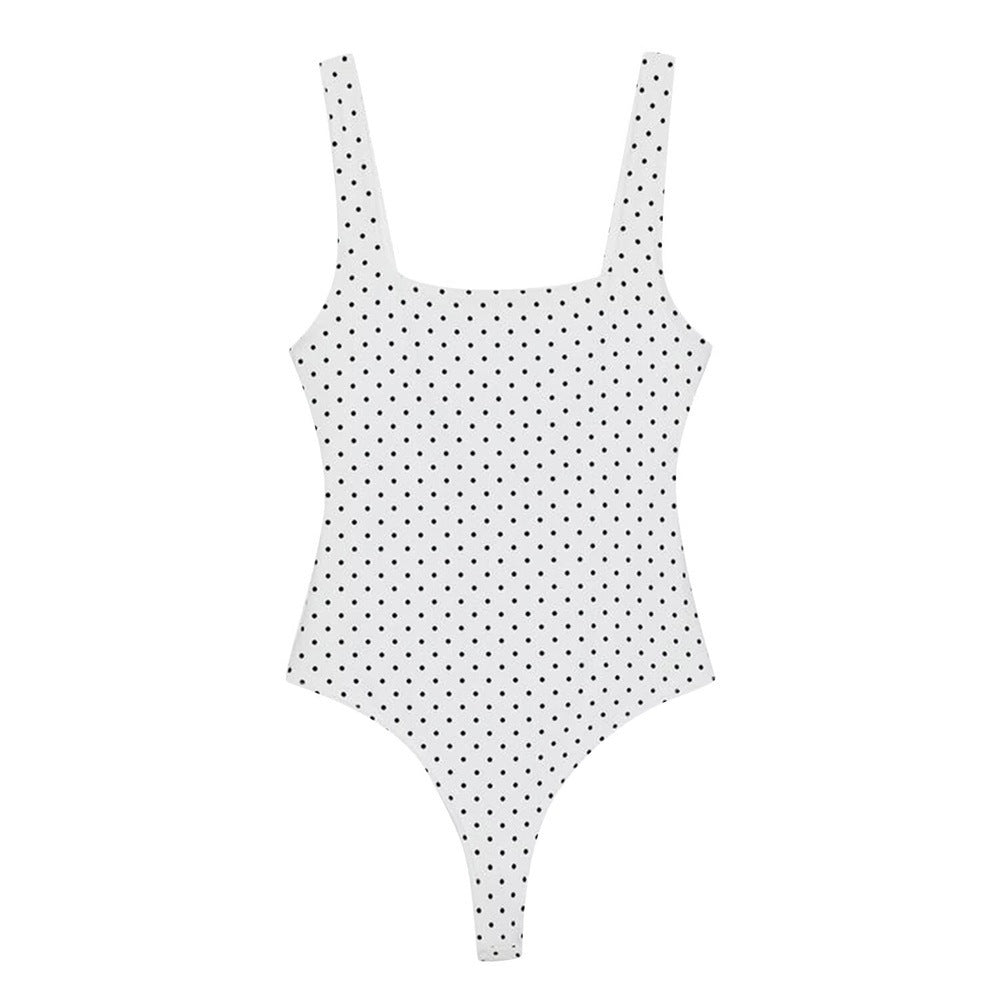 Women's Swimsuit with Fashionable Polka Dot Pattern