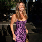 Women's Jumpsuit with Refined Snakeskin Design and Figure-Hugging Cut
