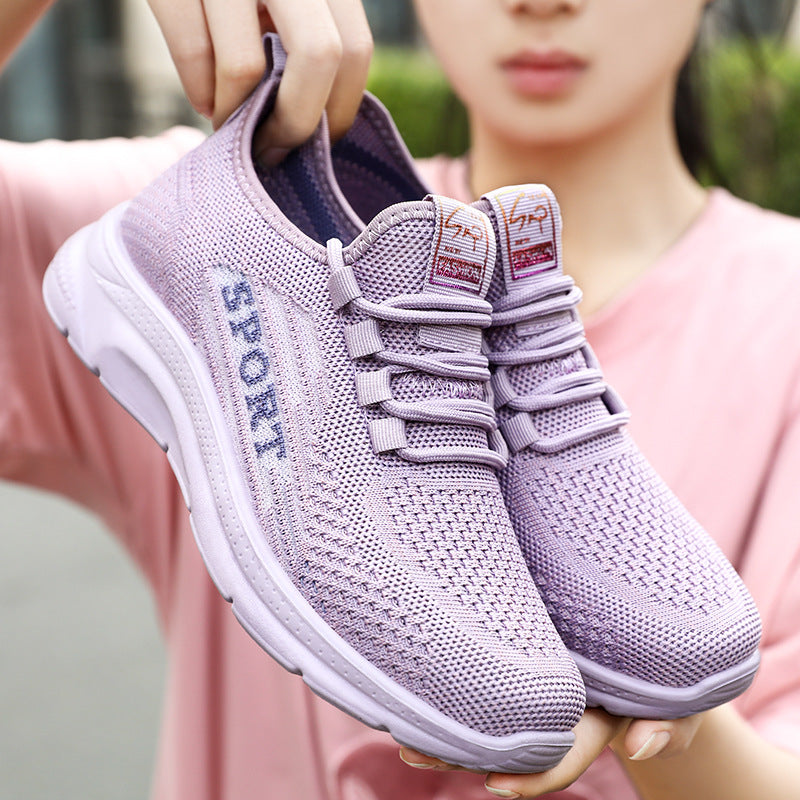 Women's Breathable Sport Sneakers with Innovative Quick-Lace System