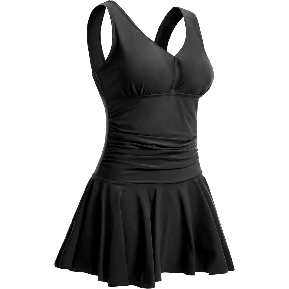 Women's Ruffled Swimsuit with Cherry Print