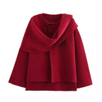 Women's Asymmetric Poncho-Style Jacket