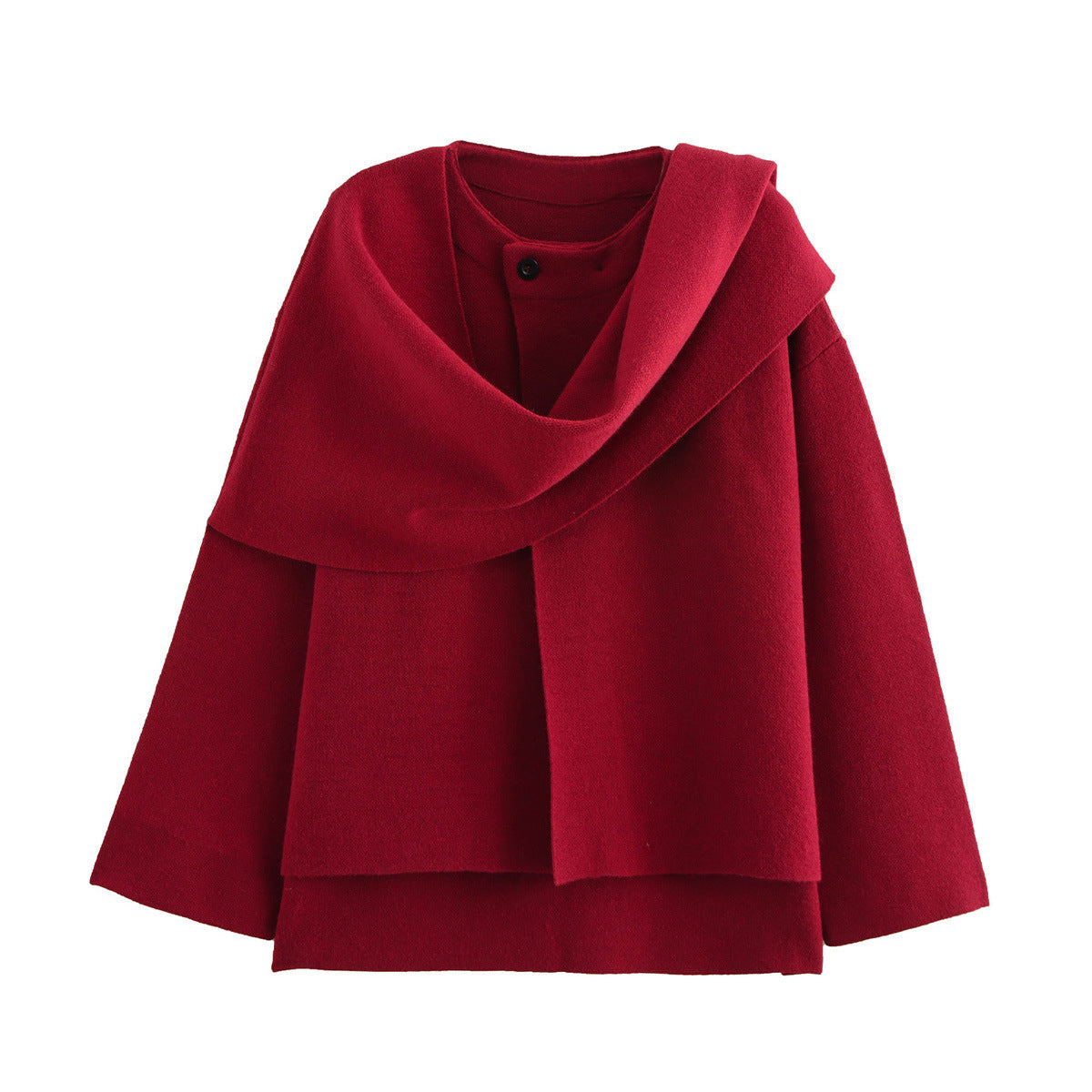 Women's Asymmetric Poncho-Style Jacket