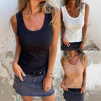 Women's Wide-Strap Stretch Top
