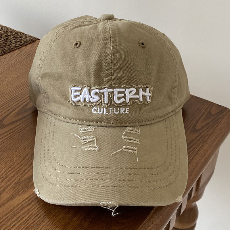 Men's Distressed Casual Cap