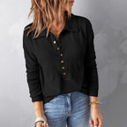 Women's Long-Sleeve Textured Shirt