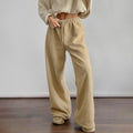Women's Comfortable Wide-Leg Fleece Pants