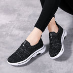 Women's Breathable Casual Sneakers with Elastic Sole