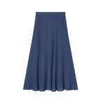 Women's Maxi Skirt with Flowy Cut and Asymmetric Details