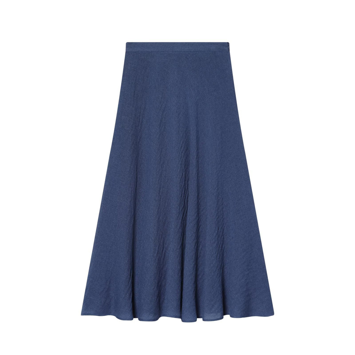Women's Maxi Skirt with Flowy Cut and Asymmetric Details