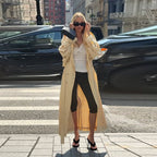 Elegant Women's Trench Coat with Fashionable Cut
