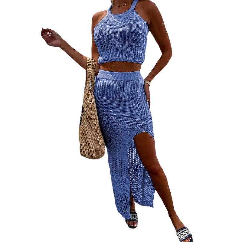 Women's Airy Knitted Two-Piece Set