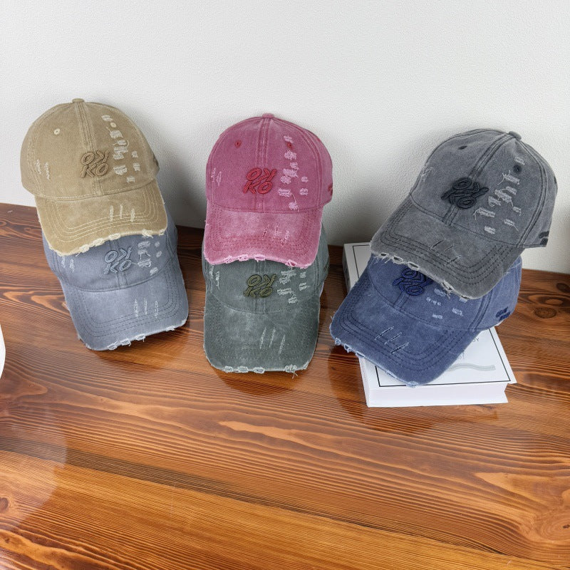 Men's Distressed Casual Baseball Cap Kalsten