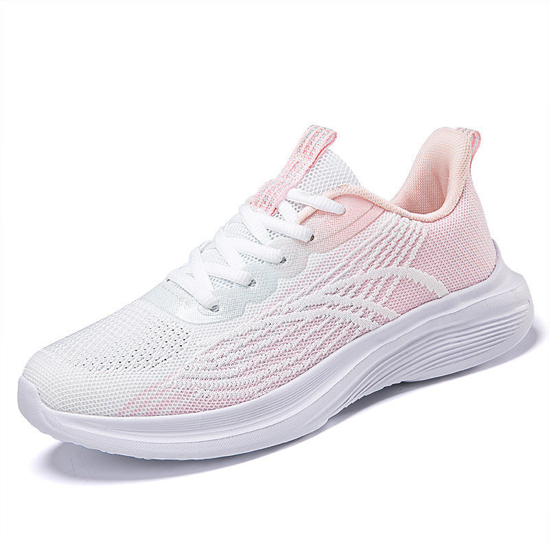 Women's Breathable Sport Sneakers with Non-Slip Sole and Cushioned Footbed