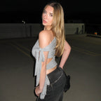 Asymmetric Draped Wrap Top