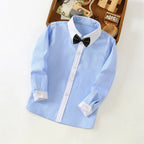 Elegant Shirt with Contrast Cuffs
