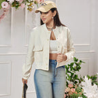 Women's Elegant Cropped Jacket