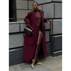 Elegant Long Wool Coat