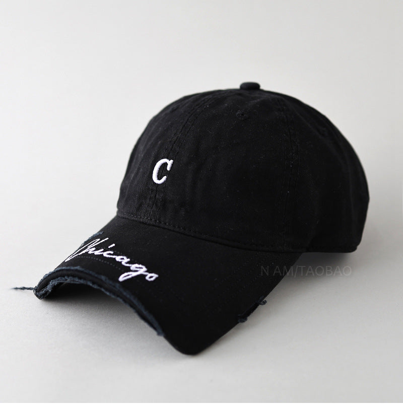 Men's Casual Distressed Baseball Cap